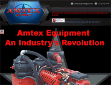 Tablet Screenshot of amtexequipment.com